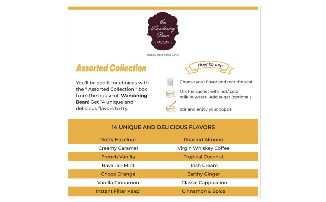 Assorted Collection - 14 unique flavors in one box !